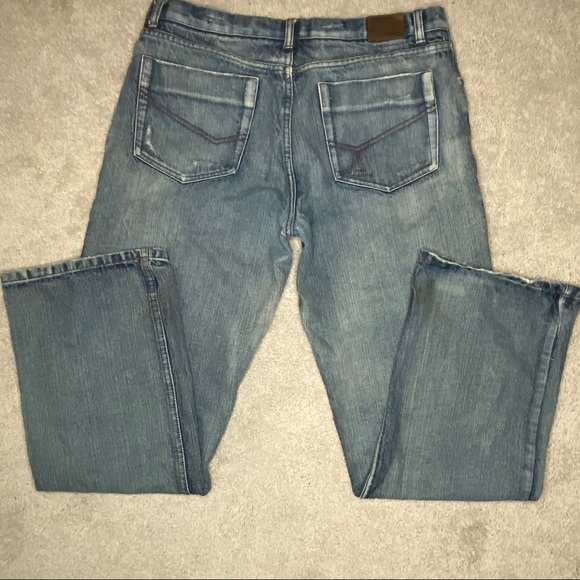 FLYP Men's Straight Leg Distressed Jeans 34 x 32 - Picture 7 of 10